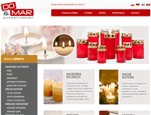 Tablet Screenshot of do-mar.com.pl